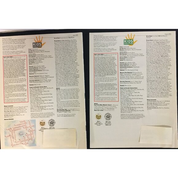 Kids Discover Magazine Lot of 6 Rocks Ellis Island Hurricanes 1776 Sun - Picture 5 of 7